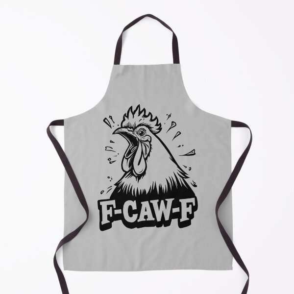 Item preview, F-Caw-F Funny Chicken Humor – Rooster Meme Quote Design for Farm Lovers, Country Life Fans & Poultry Humor Gifts designed and sold by BMLprint ⭐⭐⭐⭐⭐.