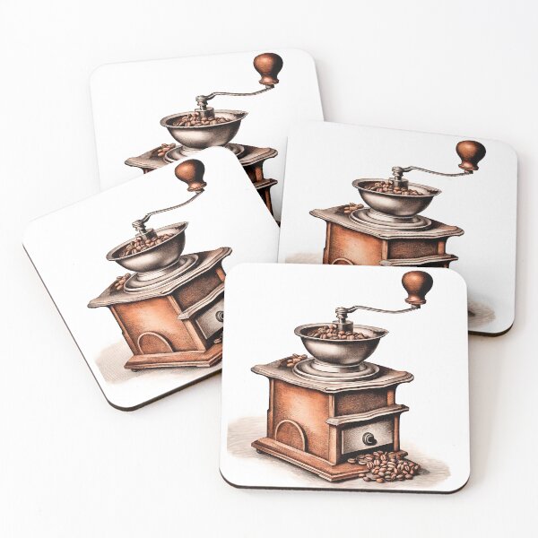 Item preview, Vintage Copper Coffee Grinder Art Print designed and sold by LanaGustavsson.