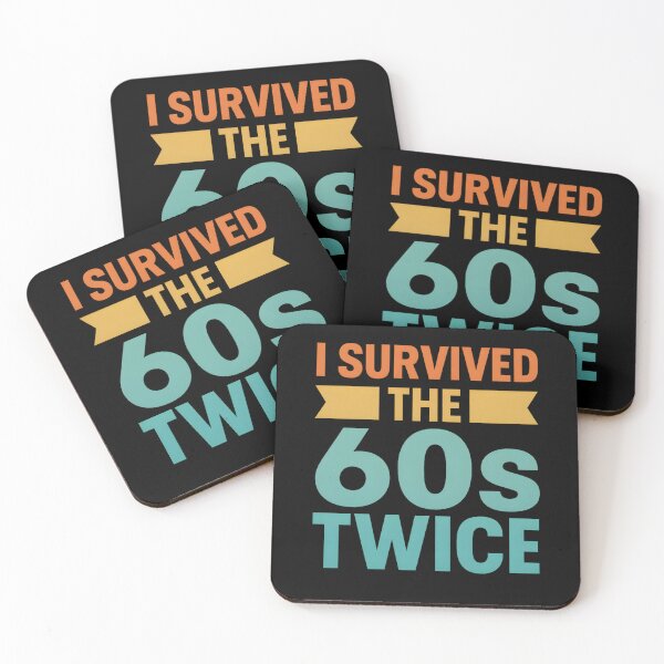 Item preview, I Survived The 60s Twice Birthday designed and sold by hemagamo.