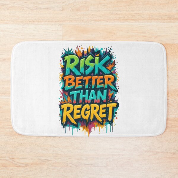 Item preview, Risk Over Regret – Bold Mindset Series designed and sold by ArtesioByZaber.