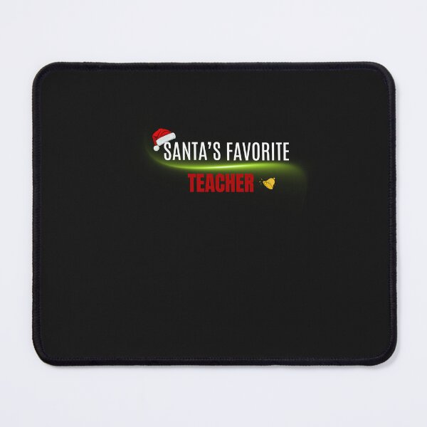 Item preview, Santa’s Favorite Teacher Christmas Shirt designed and sold by TRaluca.