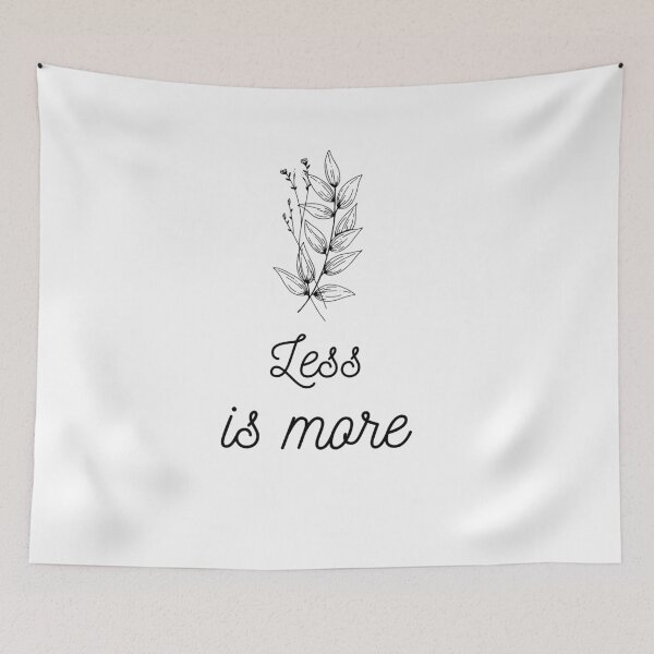 Item preview, LESS IS MORE  designed and sold by Cute and Funny.