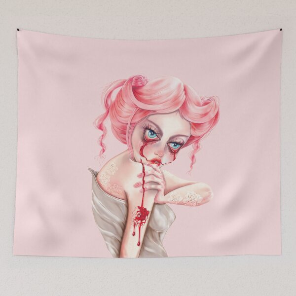 Item preview, Portrait of a crying woman designed and sold by FlorenceBretécherArt.
