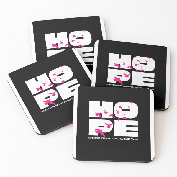 Item preview, Hope & birds – bold typography designed and sold by almapink.