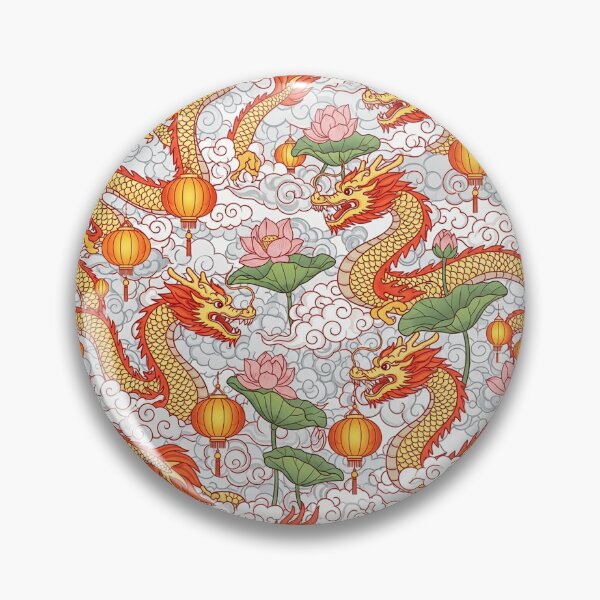 Item preview, Celestial Chinese Dragon Pattern designed and sold by MySignatureItems.