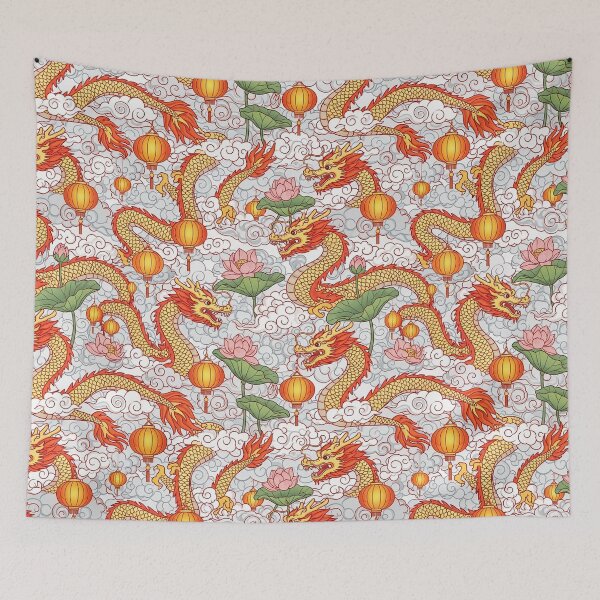 Item preview, Celestial Chinese Dragon Pattern designed and sold by MySignatureItems.