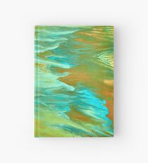 abstract oil seascape Hardcover Journal