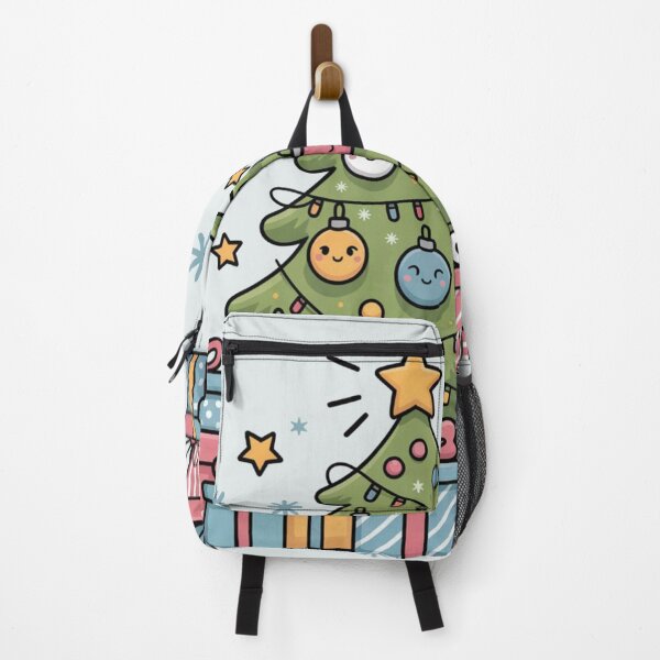 Item preview, Adorable Kawaii Christmas Tree with Happy Presents - Festive Holiday Art designed and sold by Tidarat-27.