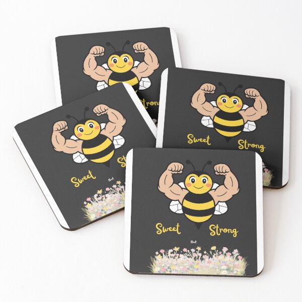 Item preview, Sweet but Strong – cute bee designed and sold by almapink.