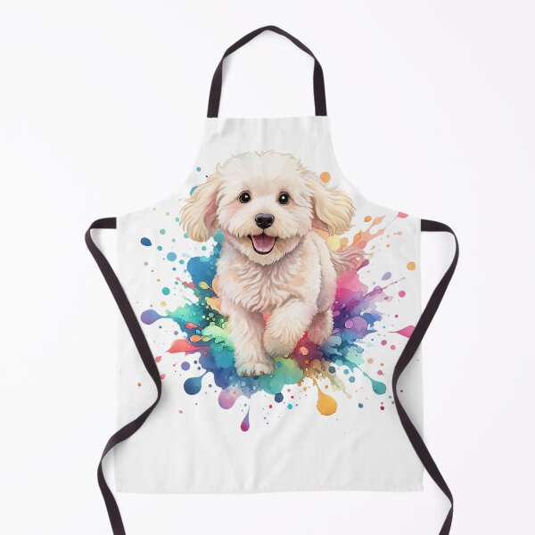 Item preview, Cute cockapoo dog, puppy in colourful paint splash. designed and sold by iclipart.
