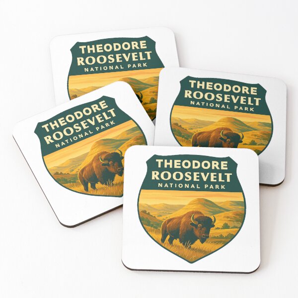 Item preview, Pegatina del Parque Nacional Theodore Roosevelt designed and sold by Ismeal Von.