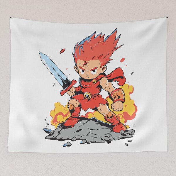 Item preview, Warrior Video Game Character designed and sold by TeeBaybyRyan.