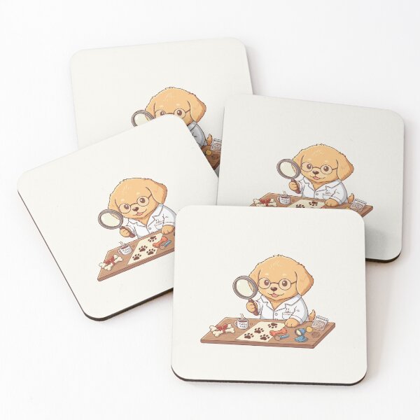 Item preview, Cute Forensic Scientist Puppy | Detective Dog Art | Puppy Dreams Big Series designed and sold by The Real Life Symphony.