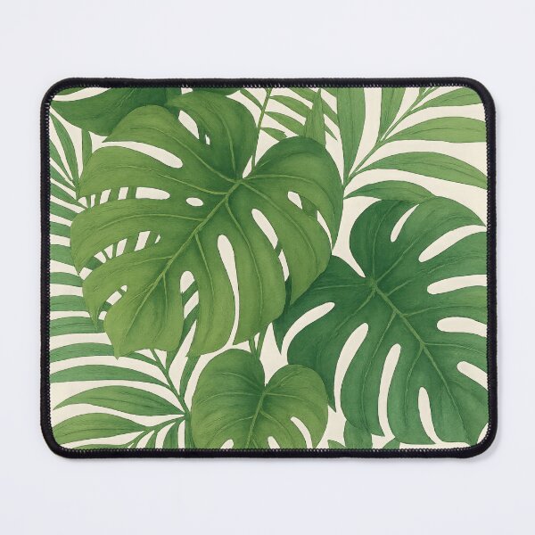 Item preview, Tropical Green Leaves Botanical Illustration designed and sold by NoctaHike.
