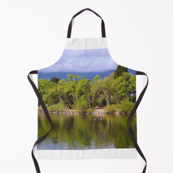 Item preview, Serene Lakeside Trees and Mountains designed and sold by Phakade's Photos.