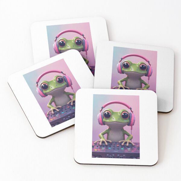 Item preview, DJ Dog – Cool Puppy With Headphones Sticker designed and sold by EdgeFlow.