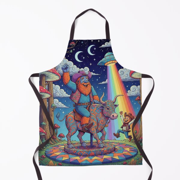 Item preview, Steve McYeti and Bullitt Conquer the Cosmic Bull designed and sold by Art's Diner.