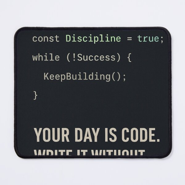 Item preview, Your Day Is Code – Write It Without Bugs. designed and sold by LunaPoster.