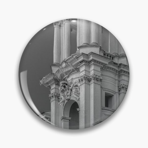 Item preview, Plata River God and Church Rome Italy designed and sold by PhotoArt by Joan Carroll.