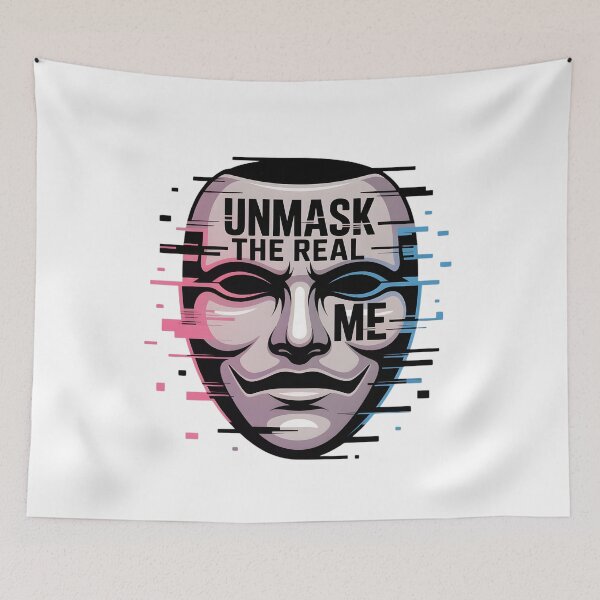 Item preview, Unmask the Real Me – Neurodivergent Masking Awareness Design designed and sold by MAEshopstore.