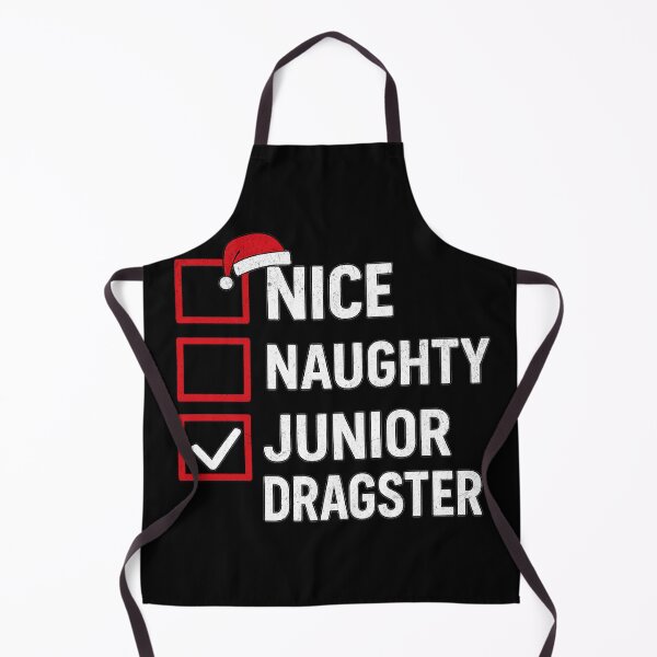 Item preview, Nice Naughty Junior Dragster – Funny Christmas Drag Racing Checklist designed and sold by CarantinedChaos.