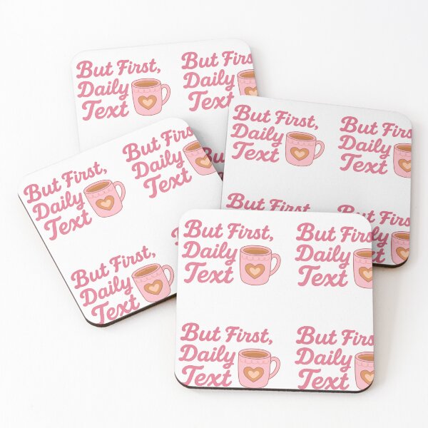 Item preview, But first daily text,best life ever designed and sold by 307Cherrypie.