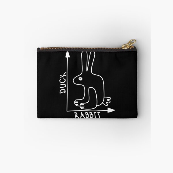 Item preview, Funny Nerdy Duck Rabbit Graph Optical Illusion Math Teacher White Text designed and sold by MathWare MathClips.