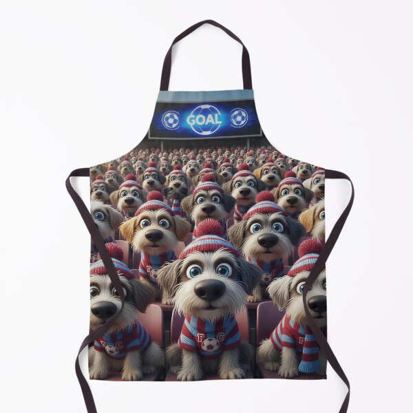 Item preview, Cute Cartoon Dogs as Soccer Fans in Stadium Crowd designed and sold by Pixel Pout.