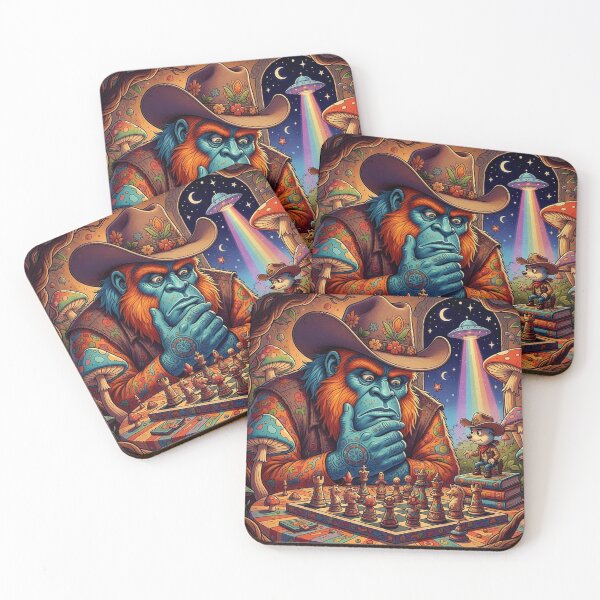 Item preview, Steve McYeti and Bullitt's Cosmic Chess Match designed and sold by Art's Diner.
