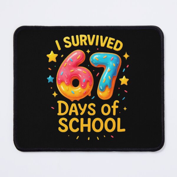 Item preview, I Survived 67 Days of School Donut Style designed and sold by Nibble & Doodle.