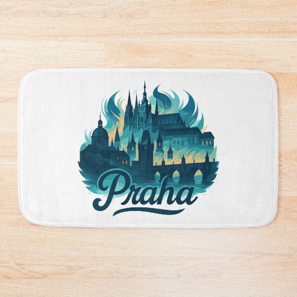 Item preview, Prague Praha capital Czech Republic maritime gift designed and sold by Pineapple-Tree.