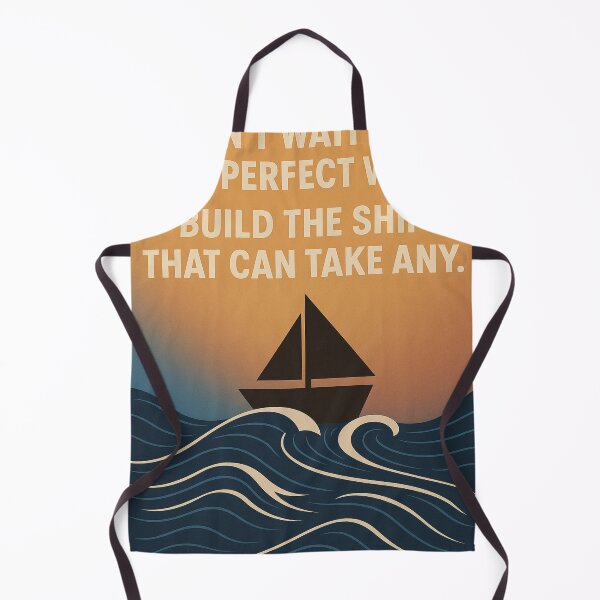 Item preview, Build the Ship – Motivational Minimalist Poster | LunaPrint Series designed and sold by LunaPoster.