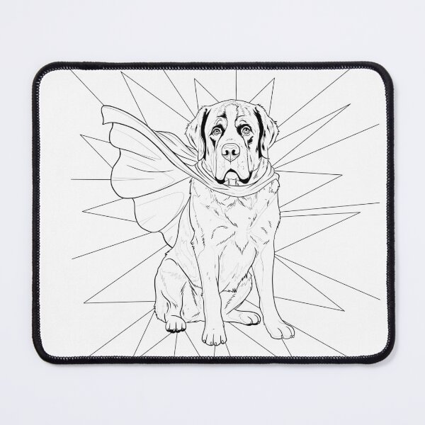 Item preview, Superdog St. Bernard designed and sold by WildLakePatterns.