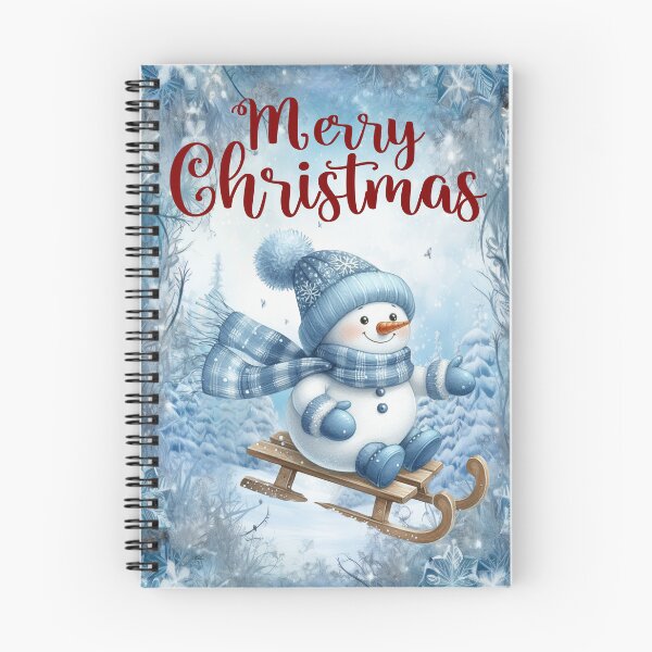 Item preview, Magical Snowman Sledding – Merry Christmas Winter Design designed and sold by MysticOzzy.