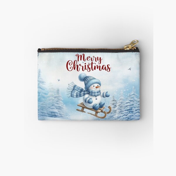 Item preview, Magical Snowman Sledding – Merry Christmas Winter Design designed and sold by MysticOzzy.