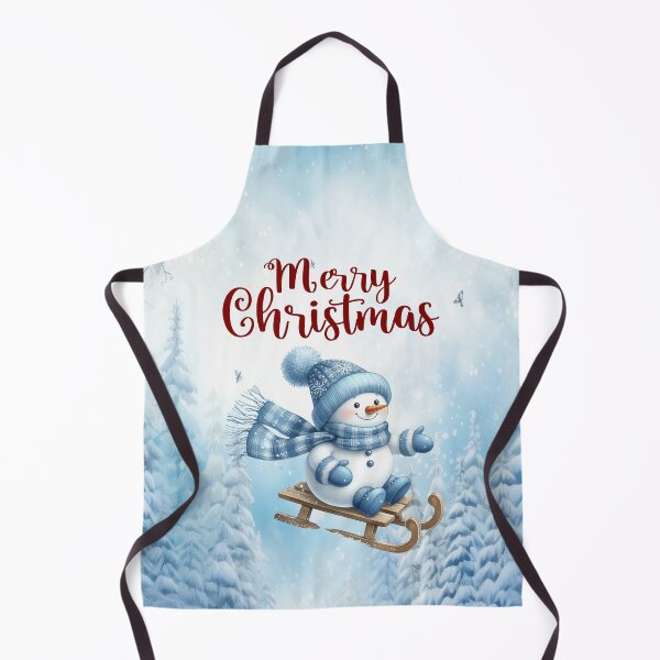 Item preview, Magical Snowman Sledding – Merry Christmas Winter Design designed and sold by MysticOzzy.