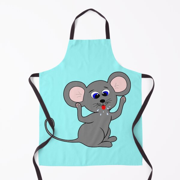 Item preview, Grey cartoon mouse sticking out it's tongue. designed and sold by claireseyeview.