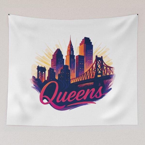 Item preview, Queens City New York Silhouette Gift designed and sold by Pineapple-Tree.