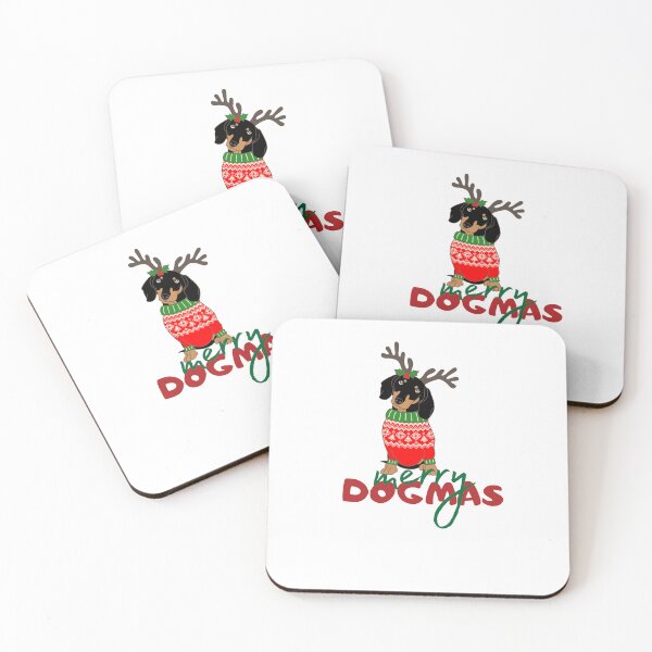 Item preview, Merry Dogmas Dachshund Christmas Sweater Cute Holiday Dog Design designed and sold by PatiMood.