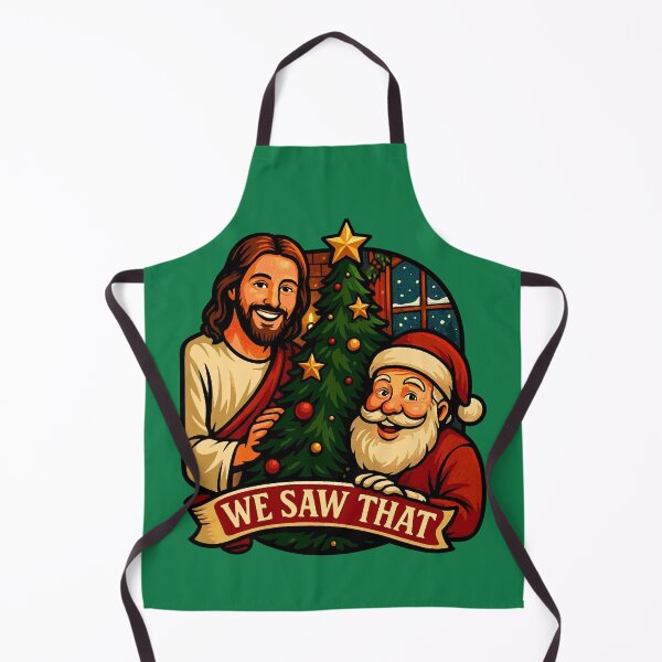 Item preview, We Saw That Jesus Santa Claus Christmas Tree designed and sold by plushism.