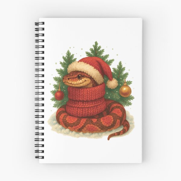 Item preview, Cute Christmas Snake in Santa Hat designed and sold by Fam19.