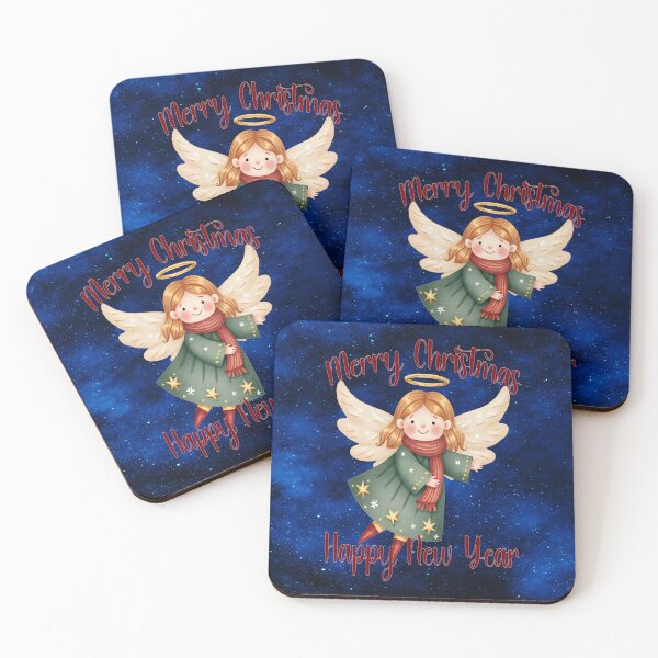 Item preview, Christmas Cheer Angel: Merry Christmas & Happy New Year designed and sold by MysticOzzy.