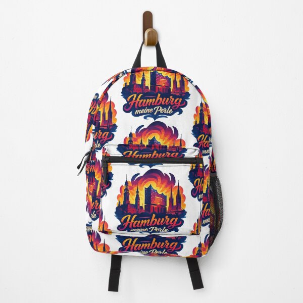Item preview, Hamburg Pearl City Silhouette Sunset Gift designed and sold by Pineapple-Tree.