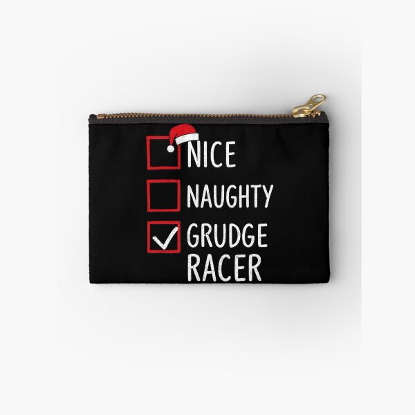 Item preview, Nice Naughty Grudge Racer – Funny Christmas Drag Racing Checklist designed and sold by CarantinedChaos.