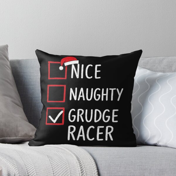 Item preview, Nice Naughty Grudge Racer – Funny Christmas Drag Racing Checklist designed and sold by CarantinedChaos.