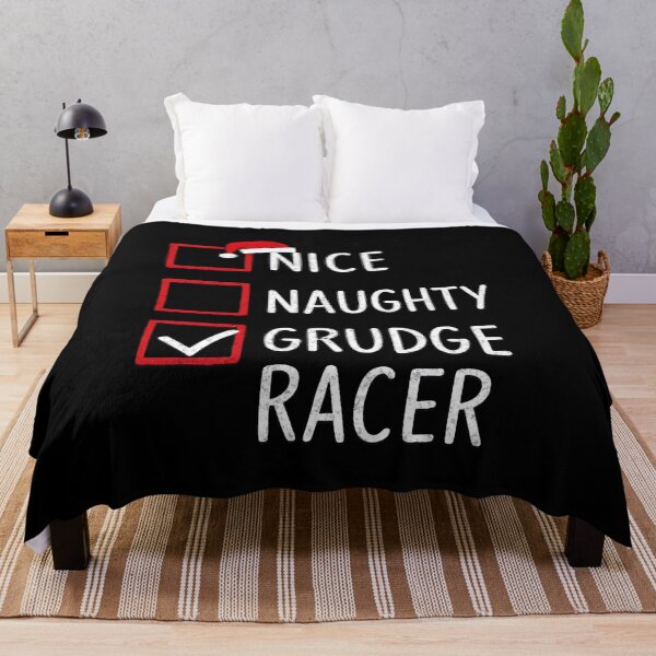 Item preview, Nice Naughty Grudge Racer – Funny Christmas Drag Racing Checklist designed and sold by CarantinedChaos.