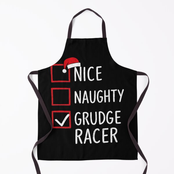 Item preview, Nice Naughty Grudge Racer – Funny Christmas Drag Racing Checklist designed and sold by CarantinedChaos.