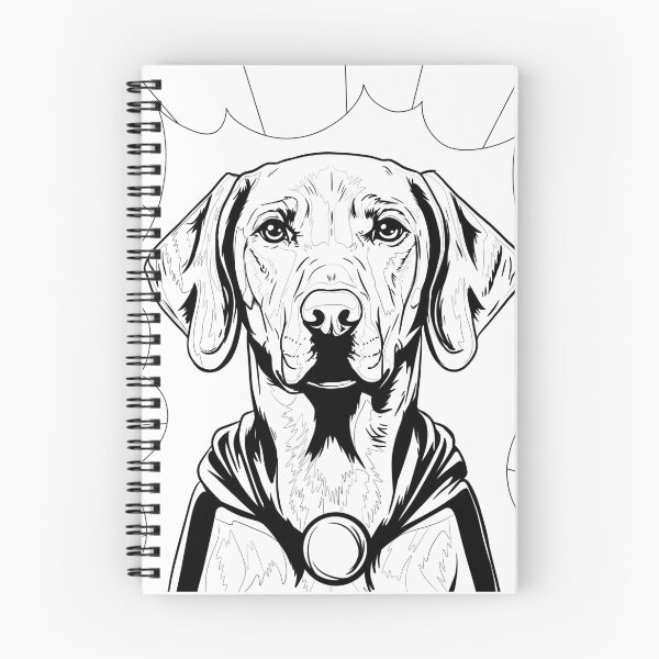 Item preview, Superdog Hungarian Vizsla designed and sold by WildLakePatterns.