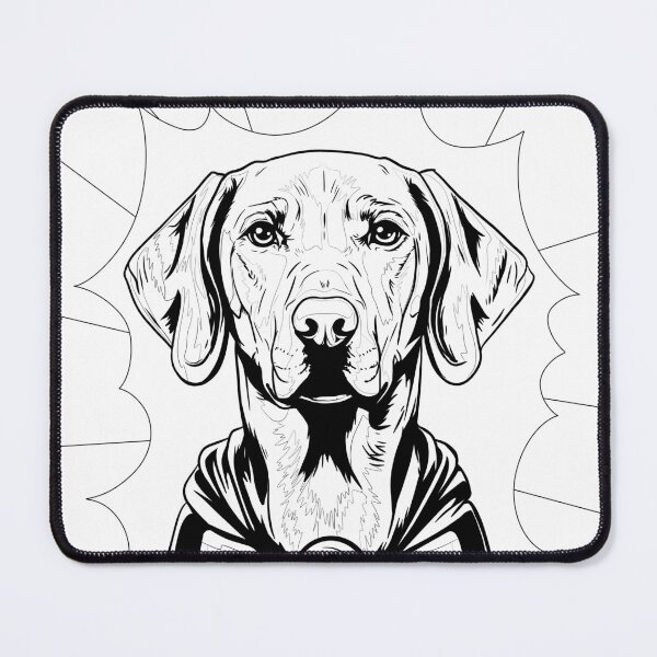 Item preview, Superdog Hungarian Vizsla designed and sold by WildLakePatterns.