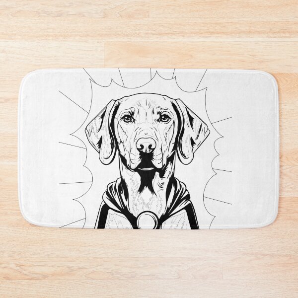 Item preview, Superdog Hungarian Vizsla designed and sold by WildLakePatterns.